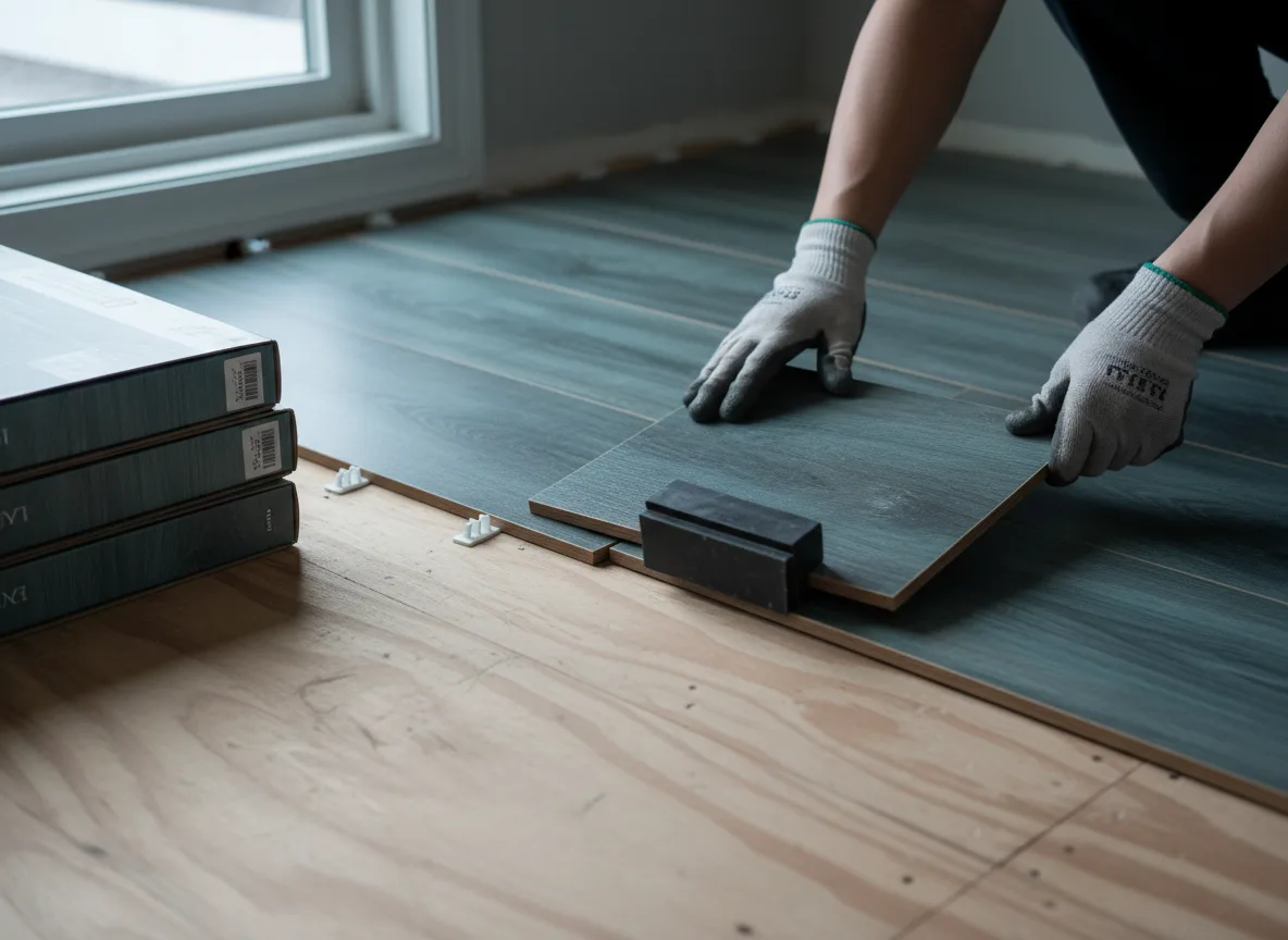 Luxury Vinyl Plank Installation company in Milford, KS